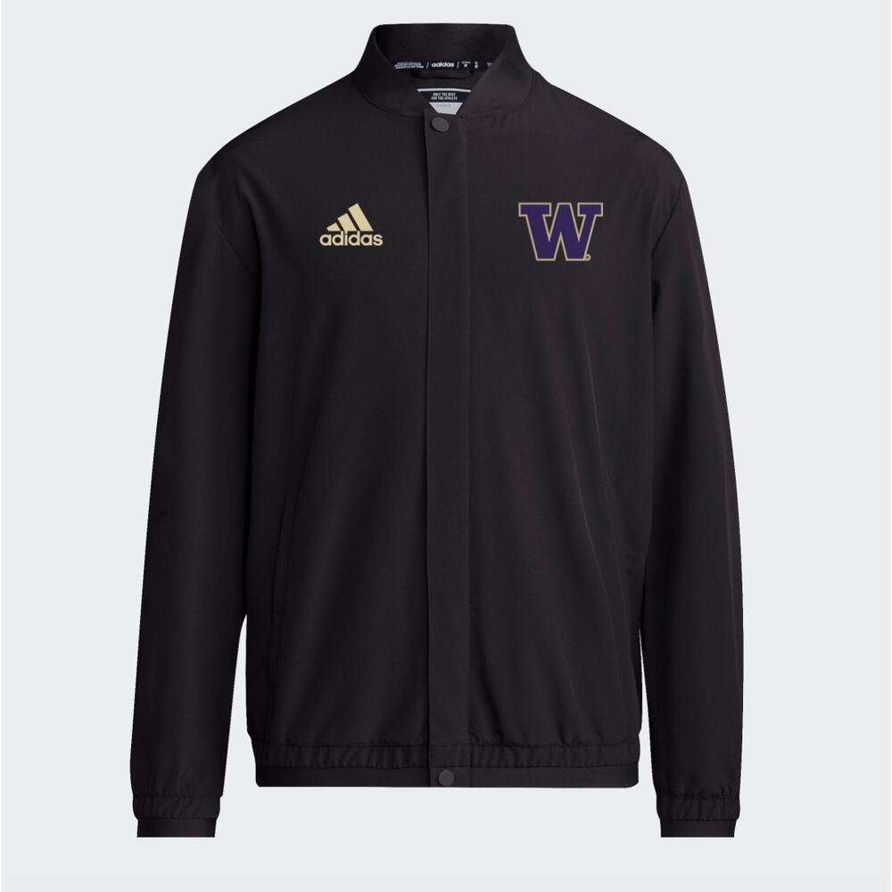 adidas Women's SLA Full Zip Jacket Woven Athleisure Training Coat Size XL